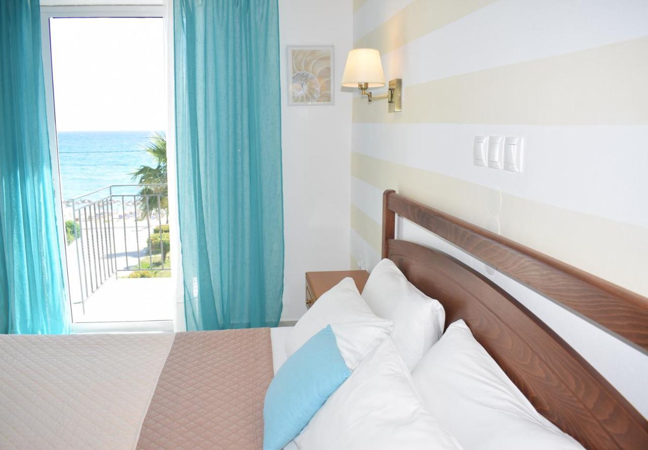 Mirto Beach Hotel & Restaurant Paralia Vrachou Exteriör bild