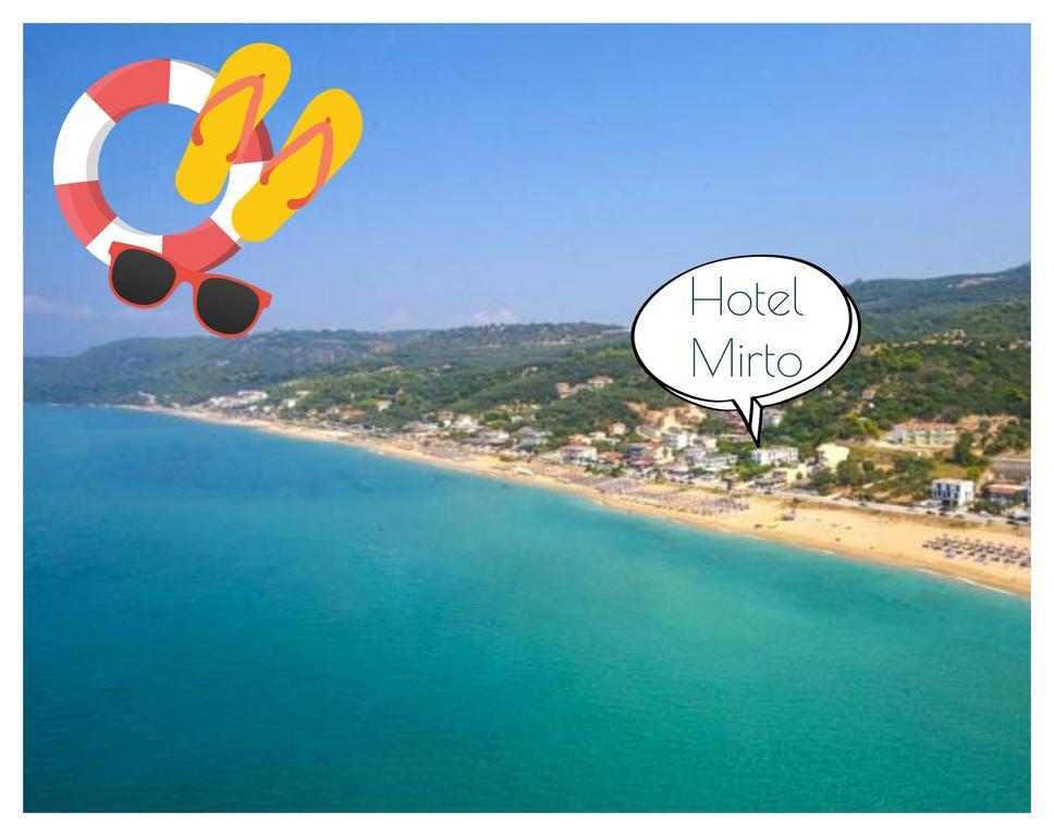 Mirto Beach Hotel & Restaurant Paralia Vrachou Exteriör bild